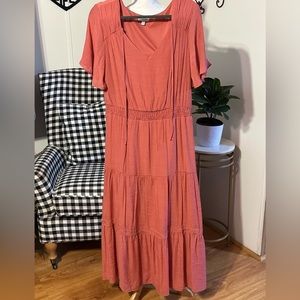 Luxology Pink Dress Size Large